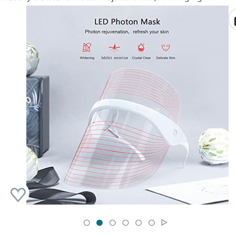 Three Color LED Facial Mask - 3 Color Facial Photon Beauty Device Anti Aging